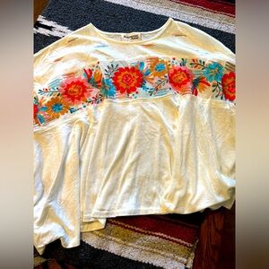 Savanna Jane Embroidered Dolman Top
